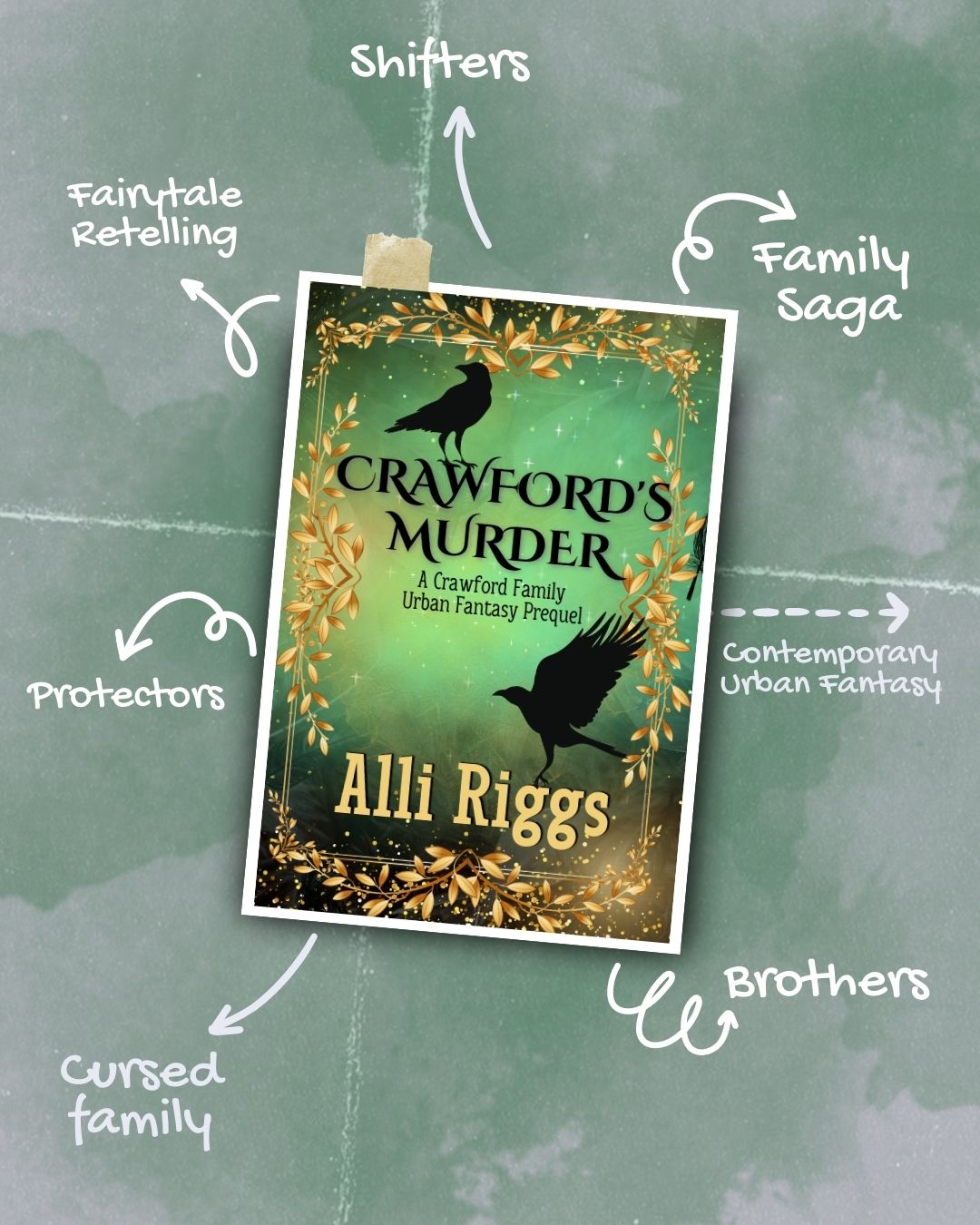 Crawford's Murder: and urban fantasy fairy tale retelling of a Grim Fairy Tale: The 12 Brothers.  Tropes include a family saga, contemporary urban fantasy, brothers, cursed family, protectors, shifters, abusive father.