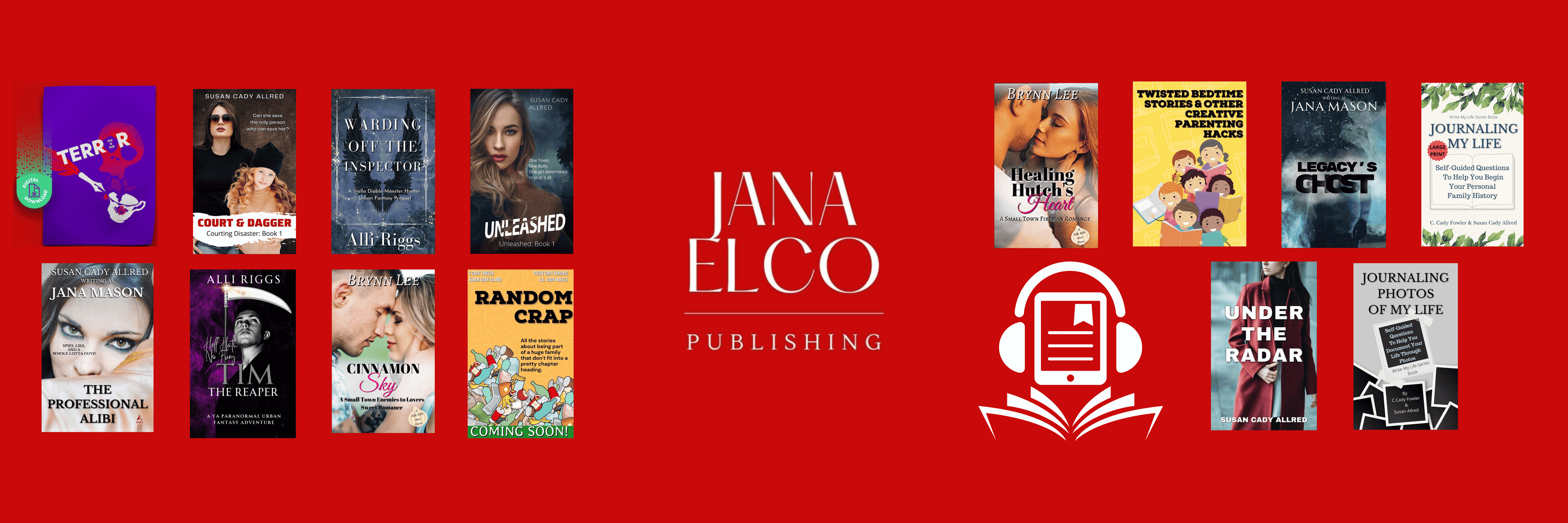 JANA ELCO Publishing books, audiobooks, games, and ebooks for readers of clean and inspirational games and books.